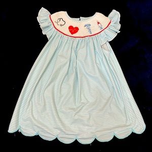 Awe Smocks Healthcare Theme Smocking Size 4 Dress